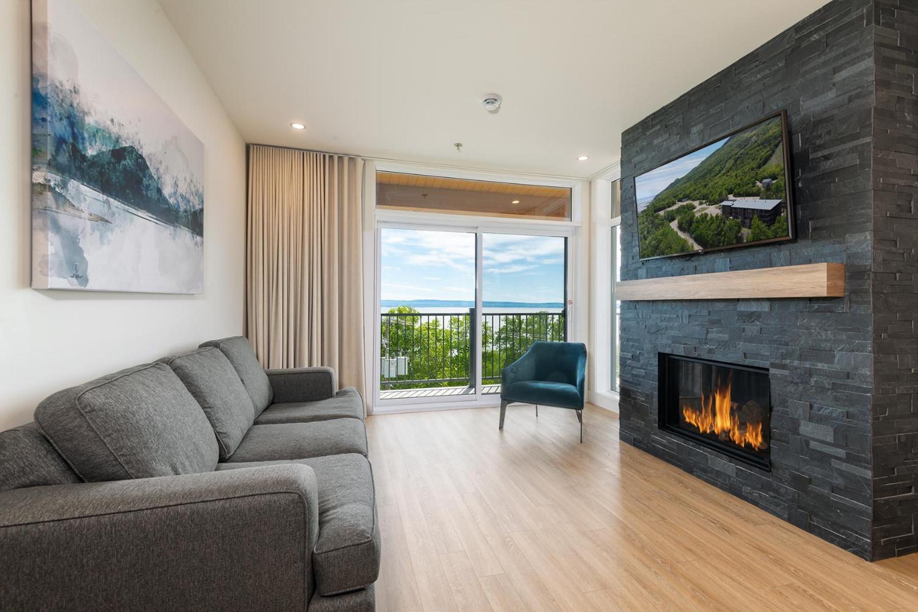 Les Appartements Du Massif De Charlevoix Petite-Riviere-Saint-Francois Kültér fotó